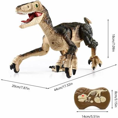 China RC Model 5 Channels 2.4G Remote Control Dinosaur for Kids Electronic RC Toys Walking Robot Dinosaur with Lights and Sounds for sale