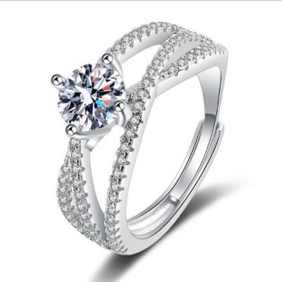 China Great Price CLASSIC Jewelry Factory Supply Tasty Silver Rings For Women for sale