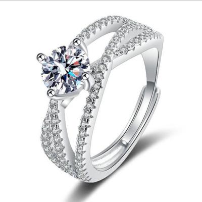 China New Arrival Latest Design CLASSIC Fashion Ladies Silver Ring Jewelry Custom for sale