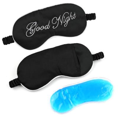 China Anti-Puffiness Pad Insert Adjustable Straps Sleep Cooling Eye Mask for sale