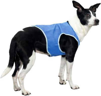 China Long Last Pet Toughness Padded Cooling Vest Water Absorb High Quality Dog Summer Cooling Vest for sale