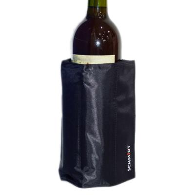 China Viable Customize Printed Reusable Cooler Ice Pack Wine Bag Wine Bottle Sleeve Gel for sale