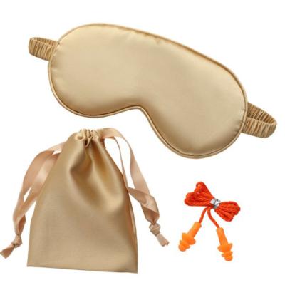 China Anti-Puffiness Airplane Gift Sets In Pocket Soundproof Earplugs And Block Sleep Light Eye Mask for sale