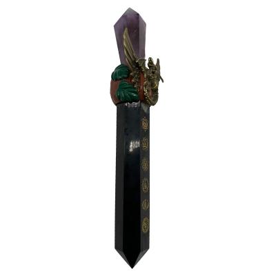 China China Professional Manufacturer Home Accessories Decoration Unique Design purple Magic Wand Point Crafts for sale