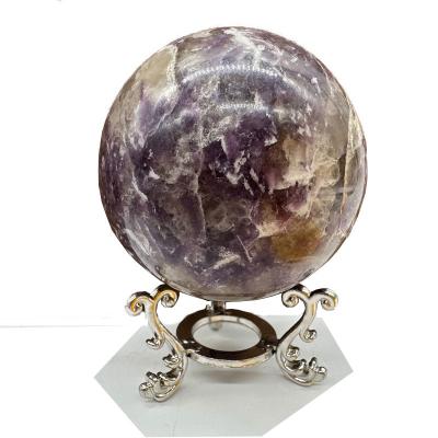 China China Natural quartz Healing Crystal Balls Dream Amethyst Ball Ornament Christmas Sphere Decoration Gift for sale