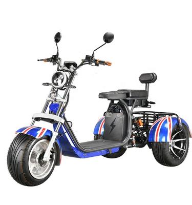 China Hot sale unisex 2000W Citycoco brushless off road motorcycle fat elektro scooter 3 wheel electric scooter with EEC/COC for sale