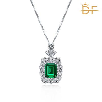 China Retro FASHIONABLE classic European Emerald and American style 911 bead S925 chain necklace 40+3 for sale