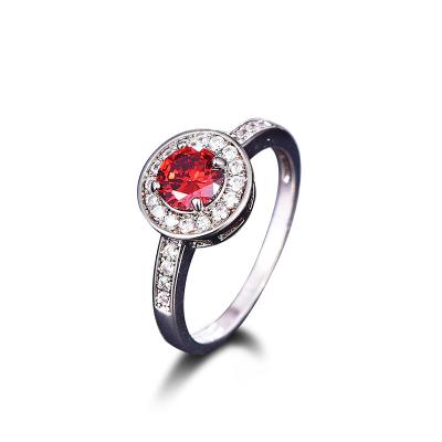 China Jewelry S925 Zircon Gemstone Ring Famous Simple Exquisite Trendy Multi-Color Fashion Jewelry Boutique S925 Boutique Ring Silver Female for sale