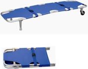 China Emergency Equipment Folding Ambulance Stretcher Aluminum Alloy For Patient Transfer for sale