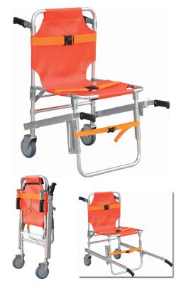 China Emergency Aluminum Alloy Evacuation Foldaway Lifting Wheelchair Stair Chair Stretcher for sale