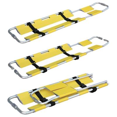 China Medical Emergency Stretcher 350LB Load Capacity medical stretcher Aluminum Adjustable Scoop stretcher for sale