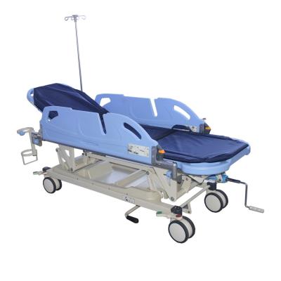 Chine Chariot changeant 33CM patient à civière de transfert de 760MM pour l'ambulance d'hôpital à vendre