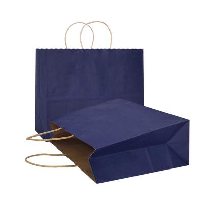 China Colorful Recyclable In Stock Gift Packaging Large Capacity Customized Kraft Paper Shopping Paper Bags for sale