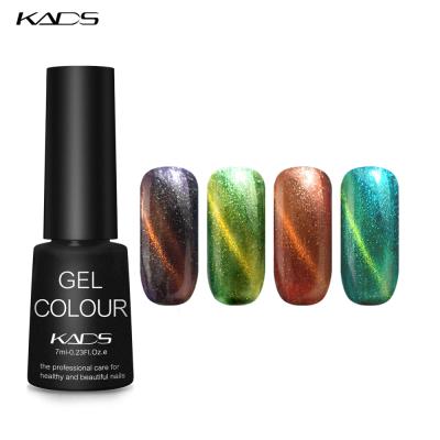 China Nail Salon DIY Nail Art KADS 7ml 3D Chameleon Laser Cat Eye Nail Gel Polish Lacquer Nail Art Manicure Gel Soak Off Gel Nail Polish for sale