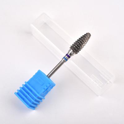 China Nail Bits For Diamond Milling Cutters Nail Gel Polish Electric Nail File Alloy Electric Drill Bits Remover Carbide Nail Drill Bits for sale