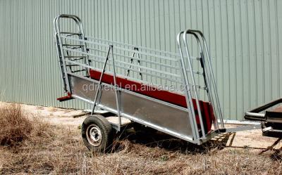 China Easily Assembled Mobile Cattle Loader Loading Ramp for sale