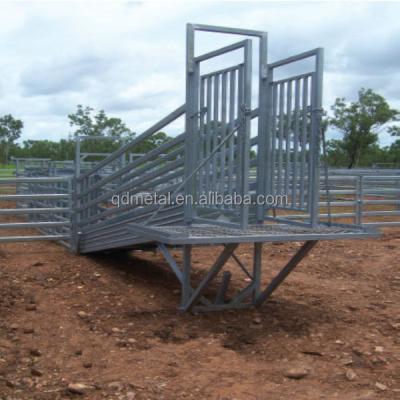 China Easily Assembled Stainless Steel Cattle Loader Loading Ramp for sale