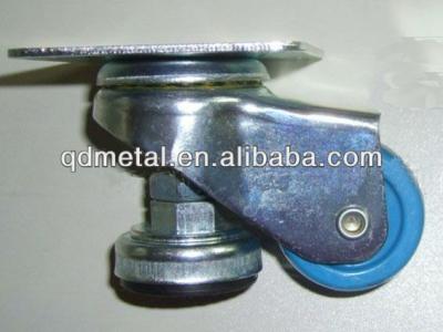 China Adjustable 1.5 Inch Rubber Caster Wheels China Manufacturer for sale