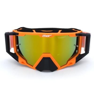 China NEW Design Sportglasses Colorful Anti Fog Motocross Bike Goggles for sale