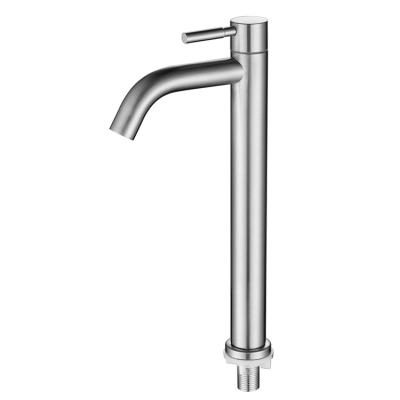 China New Contemporary Long Neck Basin Taps Luxury Toilet Bathroom Basin Induction Faucet for sale