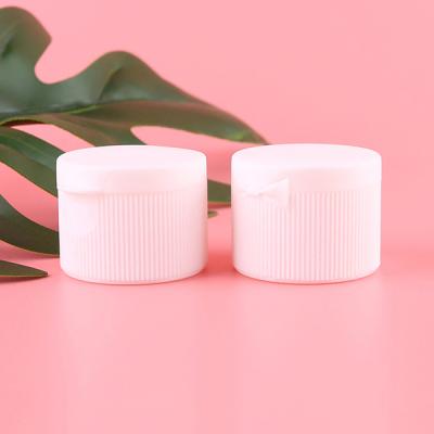 China Non Spill 24/410 Plastic Flip Cap For Bottle Use , White Butterfly Cover for sale