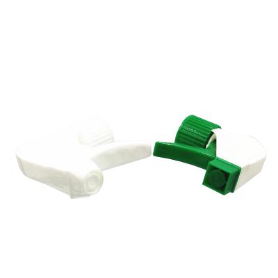 China Non Spill White Green Garden Use Cap Trigger Spray Water Jet Head for sale