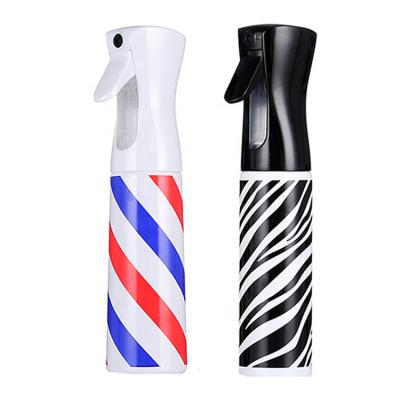 China Wholesale 300ml Fine Mist Spray Bottle Plastic Hair Styling High Pressure Continuous Sprayer Bottles for sale