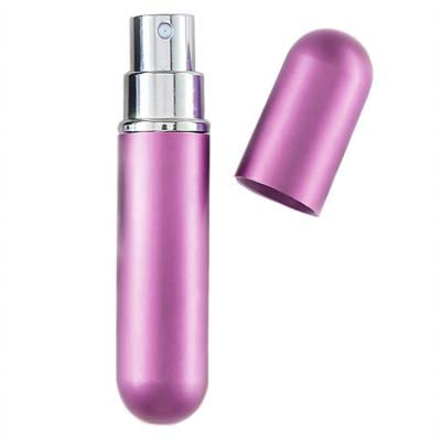 China Refillable Portable Luxury Empty Perfume Bottles Pump 5ml Aluminum Spray Essential Oil Mini Glass Bottle for sale