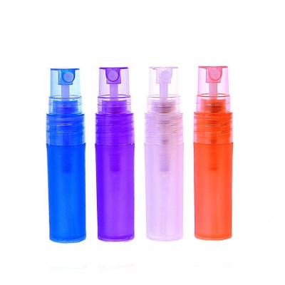 China Mini Perfume Refillable Cosmetic Plastic Fine Mist Spray Bottle Travel 5ml Portable Empty Refillable Bottles for sale