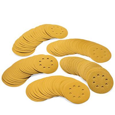 China 2 Sand Ceramic Hard Round Yellow Sanding Disc, Grinding Wheel for sale