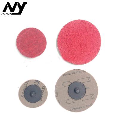 China Hard Ceramic Abrasive Quick Change VSM850 870 880 Sanding Wood 12 Adhesive Sanding Discs for sale