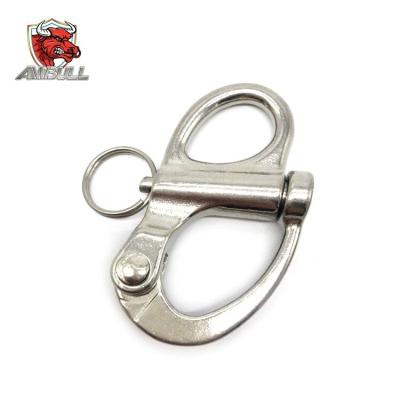 China Retail Industry Shackles 316 Stainless Steel Quick Release Fixed Rustproof Bail Swivel Snap Eye Shackle for sale