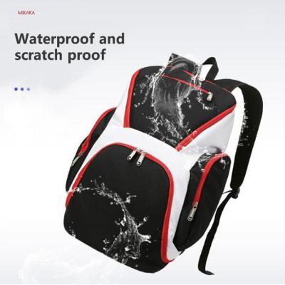 China Customized Waterproof Student Training Basketball Bags For Kids Sports Large Capacity Football Backpack Bag With Custom Print for sale