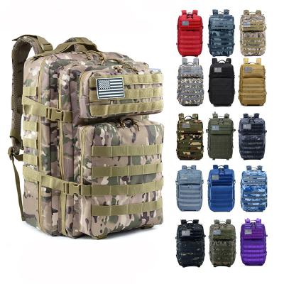 China New Design Waterproof Tactical Military Backpack 900D Polyester Waterproof Mochila Outdoor Camping Bag for sale