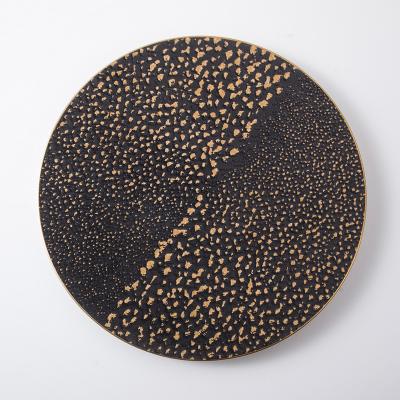 China New Arrival Restaurant 11Inch Dish Sustainable Shallow Bone China Stain Ceramic Unique Design Dish for sale