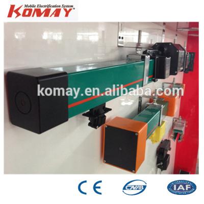 China PVC+COPPER Enclosed Driver Trolley Bus Bar For Crane Power Supply for sale