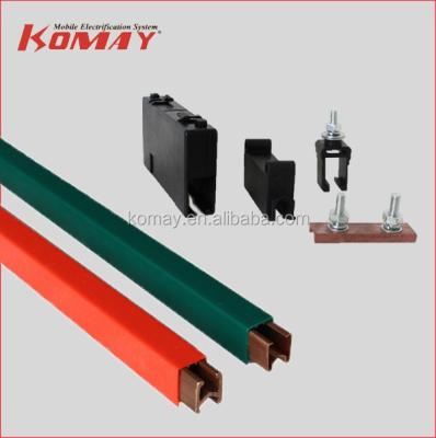 China JDC-W19 Single Copper Post Insulated Conductor Copper Busbar for sale