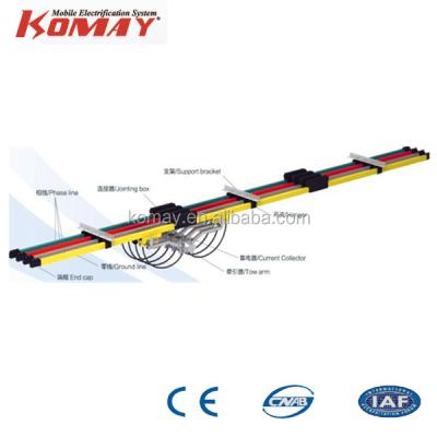 China Power Construction KOMAY Insulated Single Pole Conductor Rail For Crane for sale