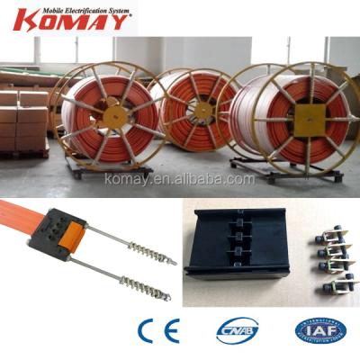 China Crane & KOMAY 4P Crane Crane Power Feed Copper Busbar / Conductor Busbar for sale