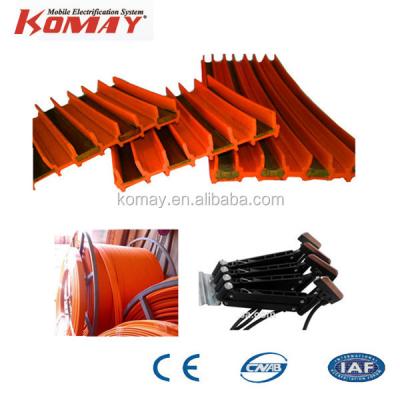 China KOMAY only indoor high quality electric busbar for crane, electric busbar for sale