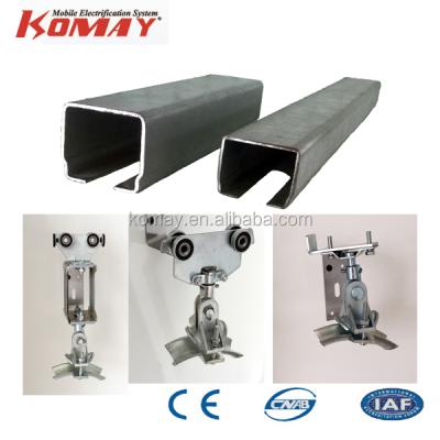 China Crane & KOMAY C32*30*1.5 C Crane Railway Track Cable Trolley Festoon System for sale