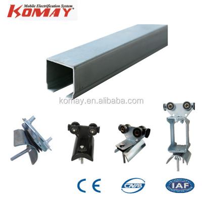 China Universal Bridge KOMAY Crane C Rail Festoon System: C Track and Cable Trolley for sale