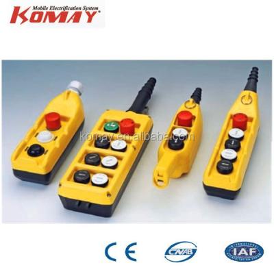 China KOMAY universal crane station, crane push button, pendant control station for sale