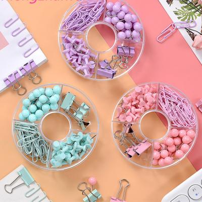 China Dutch Fashion Office Supply Multifunctional Cute Stationery Paper Clip Set School Teacher Use Clip Binder Custom Made Wholesale for sale