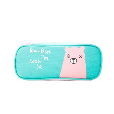 China New Free Time Stationery Korean Creative Cartoon Small Bag Cute Animal Multifunctional Cute Pencil Case Stationery Box Wholesale for sale