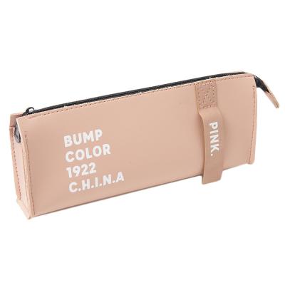 China simplepuLeather new large capacity pencil caseinsKorean students free time cute pencil box pencil bag stationery box supplies for sale