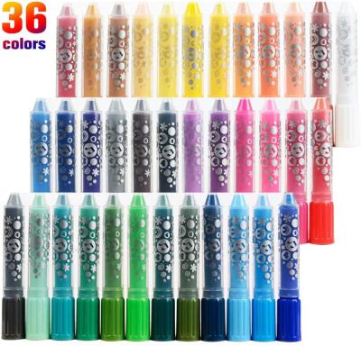 China Art Paint 12 Colors Super Quick Dry Solid Washable Crayons, Paint Sticks for sale