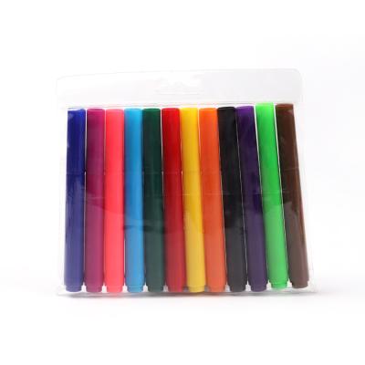 China Drawing & Hot Selling Jumbo 12 Colors Watercolor Washable Markers for sale