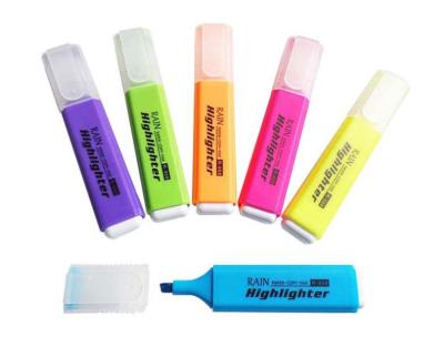 China office & School Markers Factory Supply High Quality School and Office Highlighter Bar Colored Pen Directly for sale