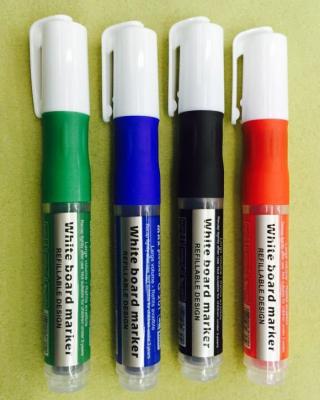 China Factory directly supply refillable dry erase marker, whiteboard marker for school and office 138mm*18mm (length*diameter) for sale